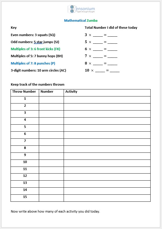 Page 2 of activity sheet 3