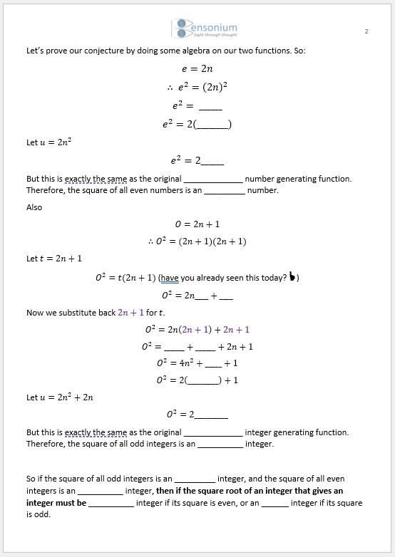 Page 2 of activity sheet 4